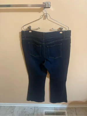 Spanx Midnight Shade Pull-On Flare Jeans XL thumbnail 5