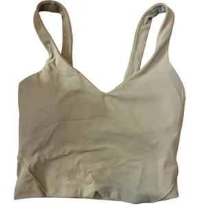 Lululemon Align Tank Top Light Support A/B Cup Size 2 Nulu Beige Tan thumbnail 1