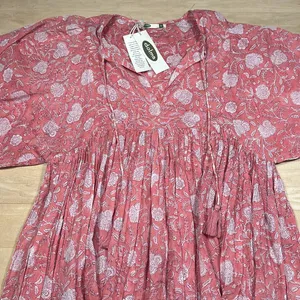 NWT Dolma Raya Block Printed Mini Dress Sz M thumbnail 4