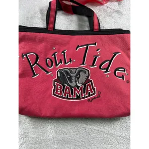 Alabama Crimson Tide Roll Tide Small Red Canvas Tote Bag NCAA Bama Purse thumbnail 2