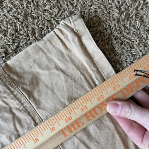 VINTAGE Abercrombie Fitch Skirt Womens L Brown Mini Utility Pocket Tactical‎ Y2K thumbnail 8