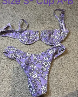 Swimsuit Bikini as Shown Size S 4-6 A-B Cup Size thumbnail 1