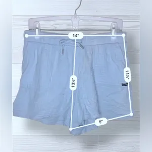CALVIN KLEIN Women’s Casual Flowy Baby Blue Shorts thumbnail 6