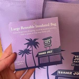 Trader Joe’s Purple Insulated Reusable Bag thumbnail 2