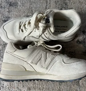 New Balance 574 Sneakers Cream Neutral thumbnail 1