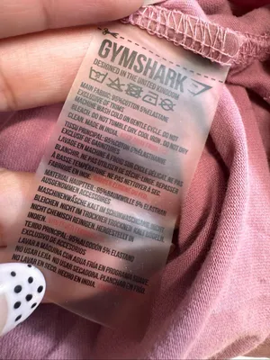 Gymshark Dusky Pink Cropped Short Sleeve Graphic Tee Womens Size Medium thumbnail 9