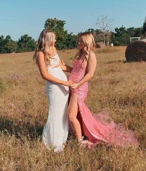 Prom Dress Pink Size 2 thumbnail 1