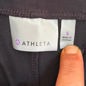 Athleta Womens Black High Rise Pocket Leggings Size Small Activewear Pants‎ thumbnail 6