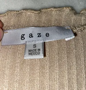 Gaze Long Sleeve Top Tan thumbnail 6
