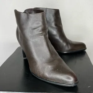 Apostrophe Rory Leather Heeled Booties‎ thumbnail 7