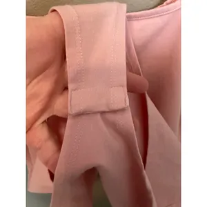 JORASOB Pink Square Neck Sleeveless Bodysuit Tank Top Plus Size‎ XXL Snap Crotch thumbnail 4