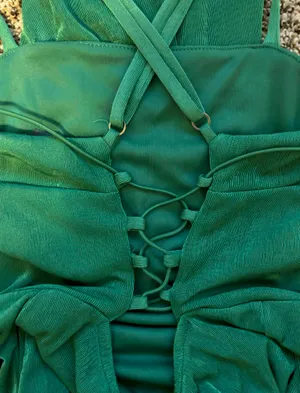 Wild Fable Maxi green dress thumbnail 3