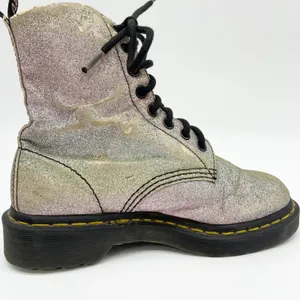Dr Martens Womens‎ Combat Boots Size 5 Glitter Punk Rave Alt Festival Goth thumbnail 9