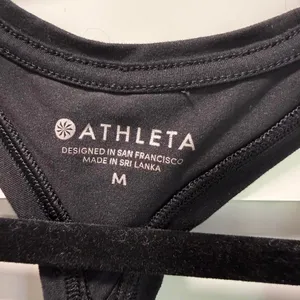 Athleta Black Racerback Tank Top - M thumbnail 4