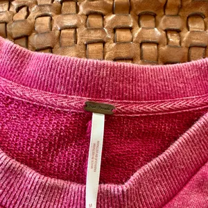 FREE PEOPLE Red Velvet Bell Cuff Long Sleeve Shirt thumbnail 5