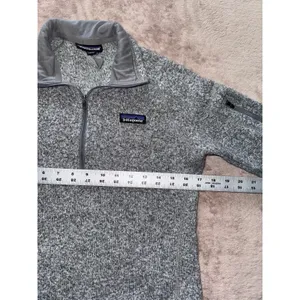 Patagonia Women's Better Sweater Gray Heather 1/4 Zip Up‎ Size Small thumbnail 8