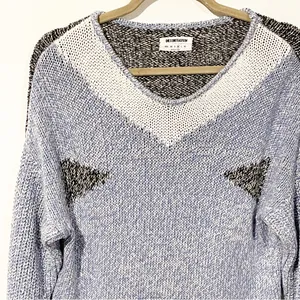 One x One Teaspoon Medium Blue Snow Drift Long Sleeve Sweater‎ Dress thumbnail 4