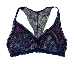 Victorias Secret Lace Bralette Blue XS Romantic Lingerie Y2K thumbnail 1