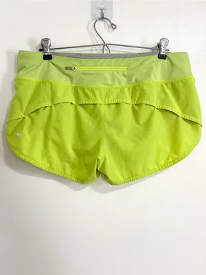 Lululemon Speed Up Low-Rise Short 2.5" Highlight Yellow Size 10 thumbnail 5