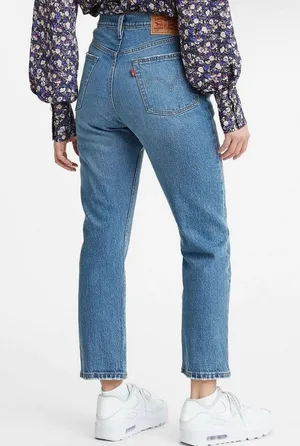 Levi's 501 Straight Leg Distressed Cropped Jeans  thumbnail 3