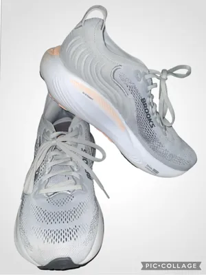 Brooks Adrenaline GTS 2025 Grey/Blackened Pearl/Coral 8.5 thumbnail 1