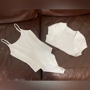 American Eagle Bodysuit with matching shrug NWOT! thumbnail 1