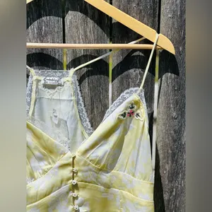 Free People Night Special Cami - Lemon Custard Combo NWT thumbnail 4