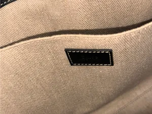 Chloé Beige and Brown Striped Canvas Tote with Logo Straps thumbnail 4