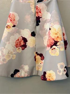 Keepsake the label divide floral flower bloom strapless tulip dress size XS thumbnail 15