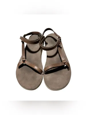 Teva Women's Original Universal Slim Lea Sandals Size 7 Casual Travel Shoe Brown thumbnail 4