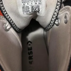 Black leather platform high top Converse thumbnail 5