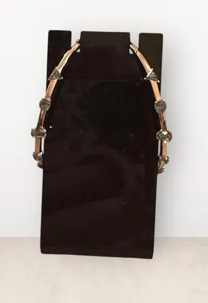 Karl Lagerfeld Elegant Gold-Tone Hoop Earrings with Crystals thumbnail 1