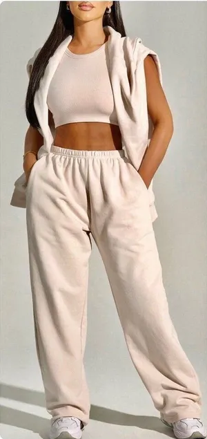 Naked Wardrobe NEW Women XS Oatmeal Oversized Joggers Streetwear Lounge Chic thumbnail 1