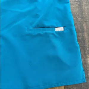 Figs Pacific Blue Casma Three-Pocket Scrub Top Size Small thumbnail 5