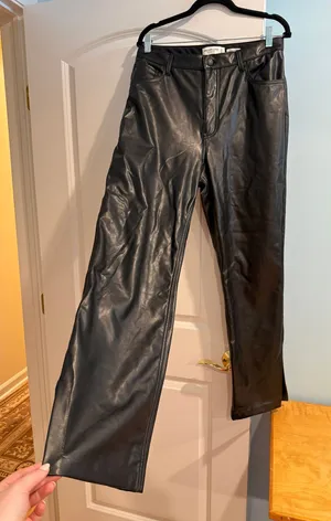 Abercrombie Leather Pants thumbnail 1
