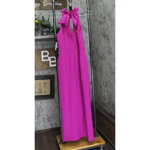 CeCe Womens Halter Maxi Dress DC93110092Z Fuchsia Pink 8 thumbnail 2