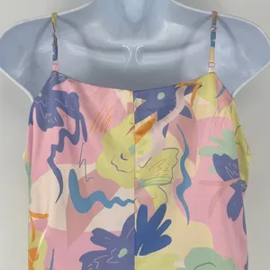 Chi Chi Satin Slip Dress Sz 10 Y2K Coquette Pastel Florall Festival Maxi Resort thumbnail 7