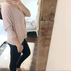 Sadie & Sage Large dusty rose dolman sleeve top thumbnail 5