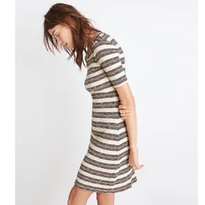Madewell Short-Sleeve Mini Dress in Lawton Stripe XS Patriotic Nautical thumbnail 3
