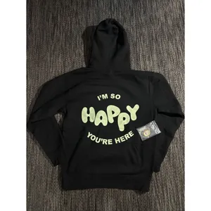 Happiness Project Hoodie Oversized Size Medium Black thumbnail 2