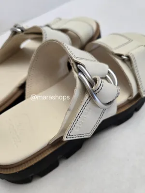 Sorel Rein Cbtm Slide Sandals White thumbnail 5