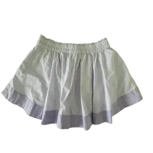Aerie Lavender Stripe Skort Mini Skirt Button Front Size Medium thumbnail 9