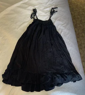 Free People Free Flowing Black Dress thumbnail 1
