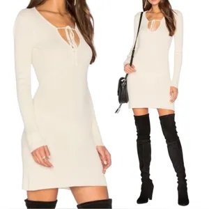 Knitz for love and lemons ribbed dress thumbnail 2