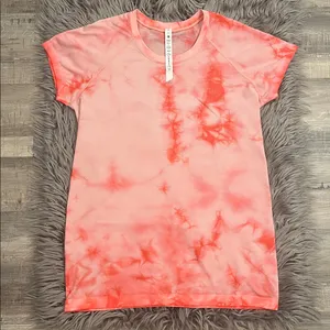 Lululemon Swiftly Tech 2.0 short sleeve top in raspberry cream marble dye 12 thumbnail 9