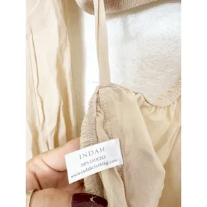 Indah Julie Maxi Dress Size Small Cream Cut Out Boho Lightweight Beach thumbnail 7