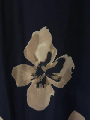 Tommy Hilfiger | NWOT Navy Cream Floral Print Sleeveless Shift Dress (Size 6) thumbnail 9