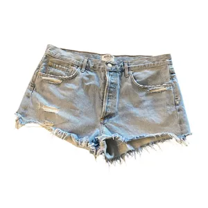 Agolde Cutoff Bitter Button Fly‎ Jean Shorts Sz 31 thumbnail 4