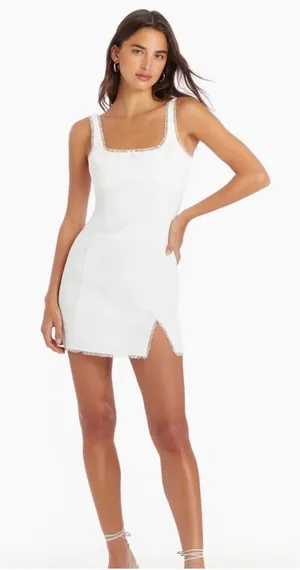 New! Amanda Uprichard‎ Valetta mini dress Sz Small $238 thumbnail 1