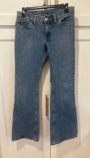 Lucky Brand Dungarees Womens 6/28 Blue Jeans Bootcut American Made Vintage Wash thumbnail 1